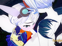 Ratchet & Clank Pokemon Hentai - Lombax Rift Having Sex With Cinderace