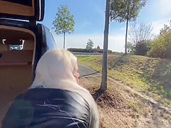 Blondine Auf Dem Rastplatz Gefickt