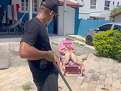 Loira Safada, Patty Red And Raul Kobra In Loira Casada Safada Esperou O Marido Corno Sair De Casa Para Dar A Bucetinha Rosa Para O Limpador De Piscina *** Completo No Sheer E No Red*** Patty Wife 11 Min