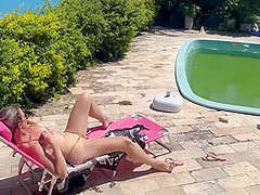 Loira Safada, Patty Red And Raul Kobra In Loira Casada Safada Esperou O Marido Corno Sair De Casa Para Dar A Bucetinha Rosa Para O Limpador De Piscina *** Completo No Sheer E No Red*** Patty Wife 11 Min
