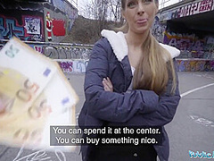 Kinuski Fucks A Big Cock Outside Under A Tunnel