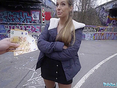 Kinuski Fucks A Big Cock Outside Under A Tunnel