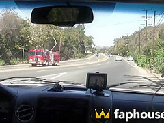 Dirty Woman Gets Horny with Her Blonde Bombshell Tits Exploding with Cum!