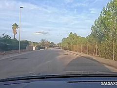 Fuck me on the Beach! Horny MILF Sophie Logan fucked by Jean Pallett at SalsaXXX