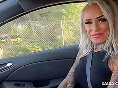 Fuck me on the Beach! Horny MILF Sophie Logan fucked by Jean Pallett at SalsaXXX