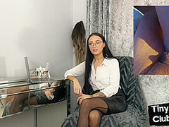 Spex amateur mocking small dong loser