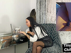Spex amateur mocking small dong loser