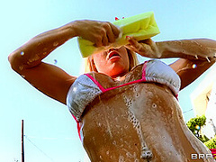 Car Wash Sex With James Deen, Nikki Delano - Brazzers