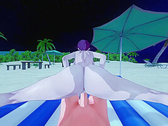 Rosaria Gets Fucked At The Beach From Your Pov - Genshin Impact Hentai