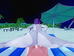 Rosaria Gets Fucked At The Beach From Your Pov - Genshin Impact Hentai