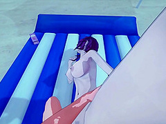 Rosaria Gets Fucked At The Beach From Your Pov - Genshin Impact Hentai