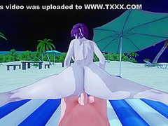 Rosaria Gets Fucked At The Beach From Your Pov - Genshin Impact Hentai